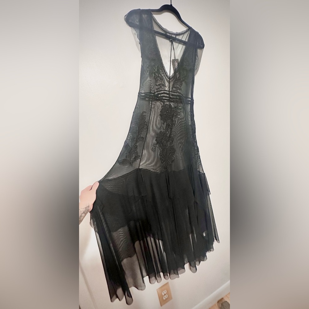 Dolls Kill Current Mood Karmaic Commotion Midi Dress